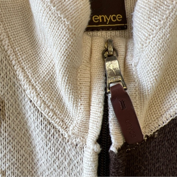 Enyce Vintage Y2K Cardigan Sweater 3XL Zip Front Knit Logo Dragon Streetwear - Picture 3 of 8